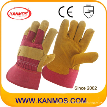 Industriesicherheit Kuh Split Leder Palme Handschuhe (110111)